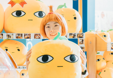 ハズレなし島ビスケぬいぐるみくじ※顔はリバーシブルとなっております