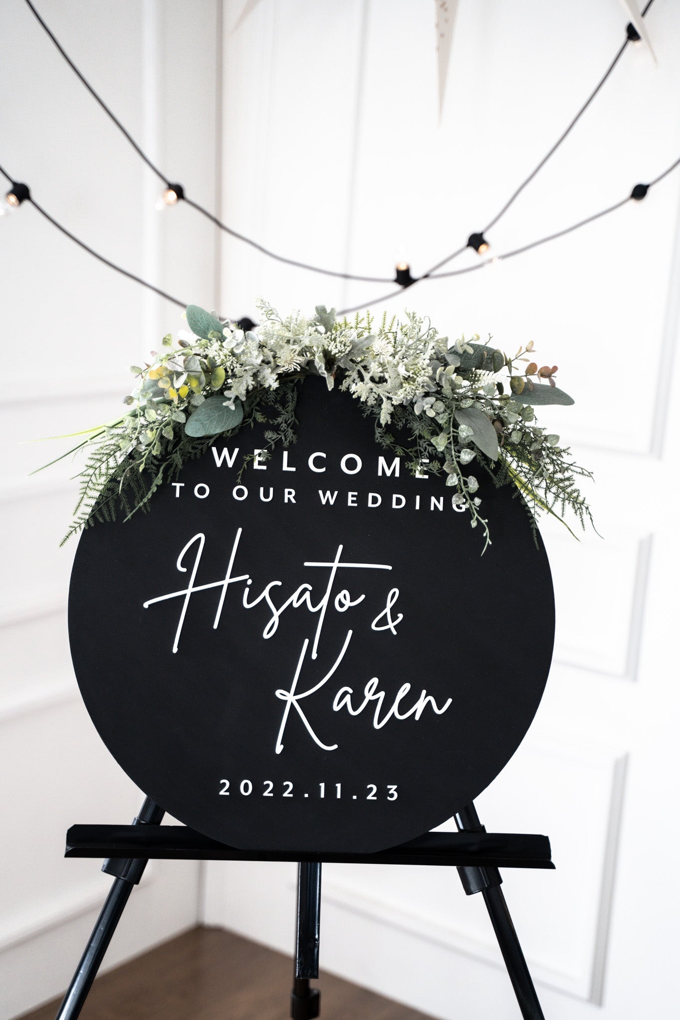 ラウンドウェルカムボード【#B】 – VANILLA CHIC