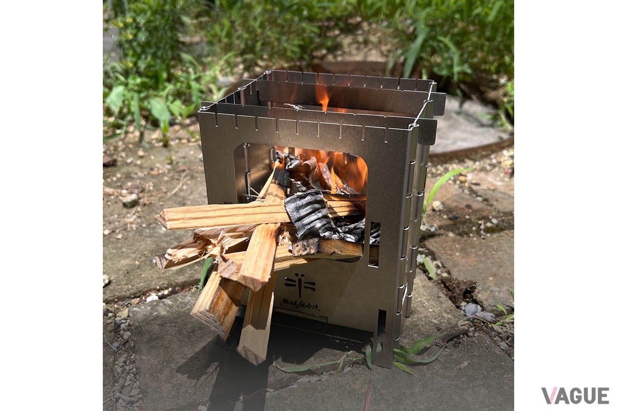 firebook 焚き火台 チタン 楽楽 ファイヤーブック チタン 折りたたみ