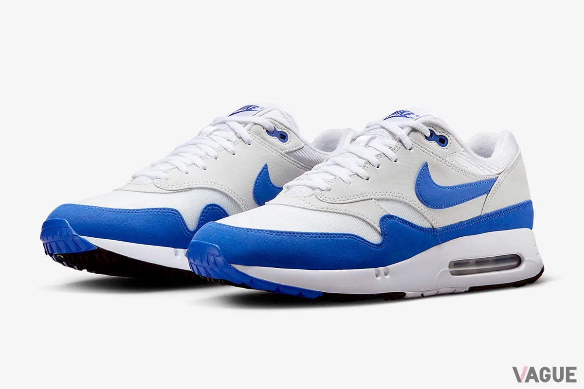ゴルフシューズになった「ナイキエアマックス1」にさわやかな新色が