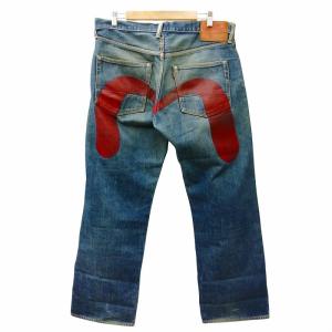 m5507【激レア EVISU】アーカイブ 大カモメ つなぎ デニム 日本製