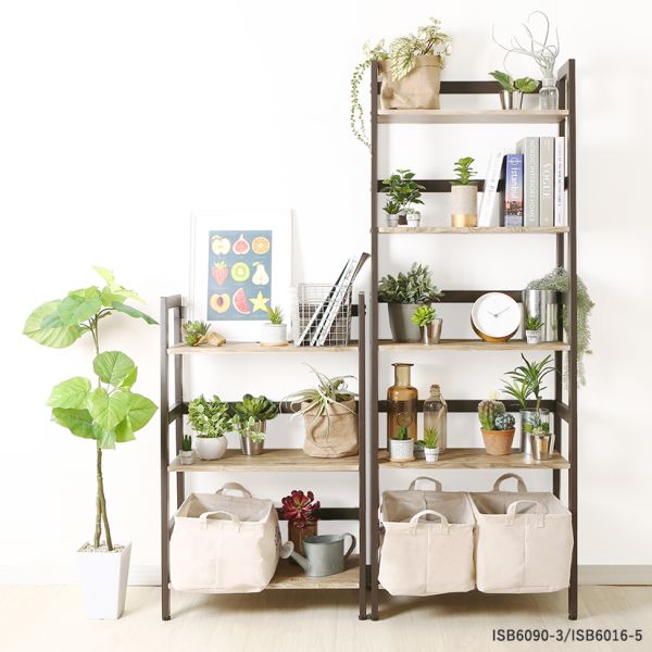 週末限定10%OFF】 インテリアシェルフベルーモ 4段 幅60 奥行34 高さ