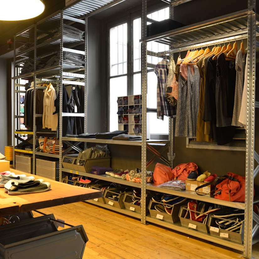 4営業日以内出荷】 【送料無料】メタルシステム ハンガーラック 幅97.7