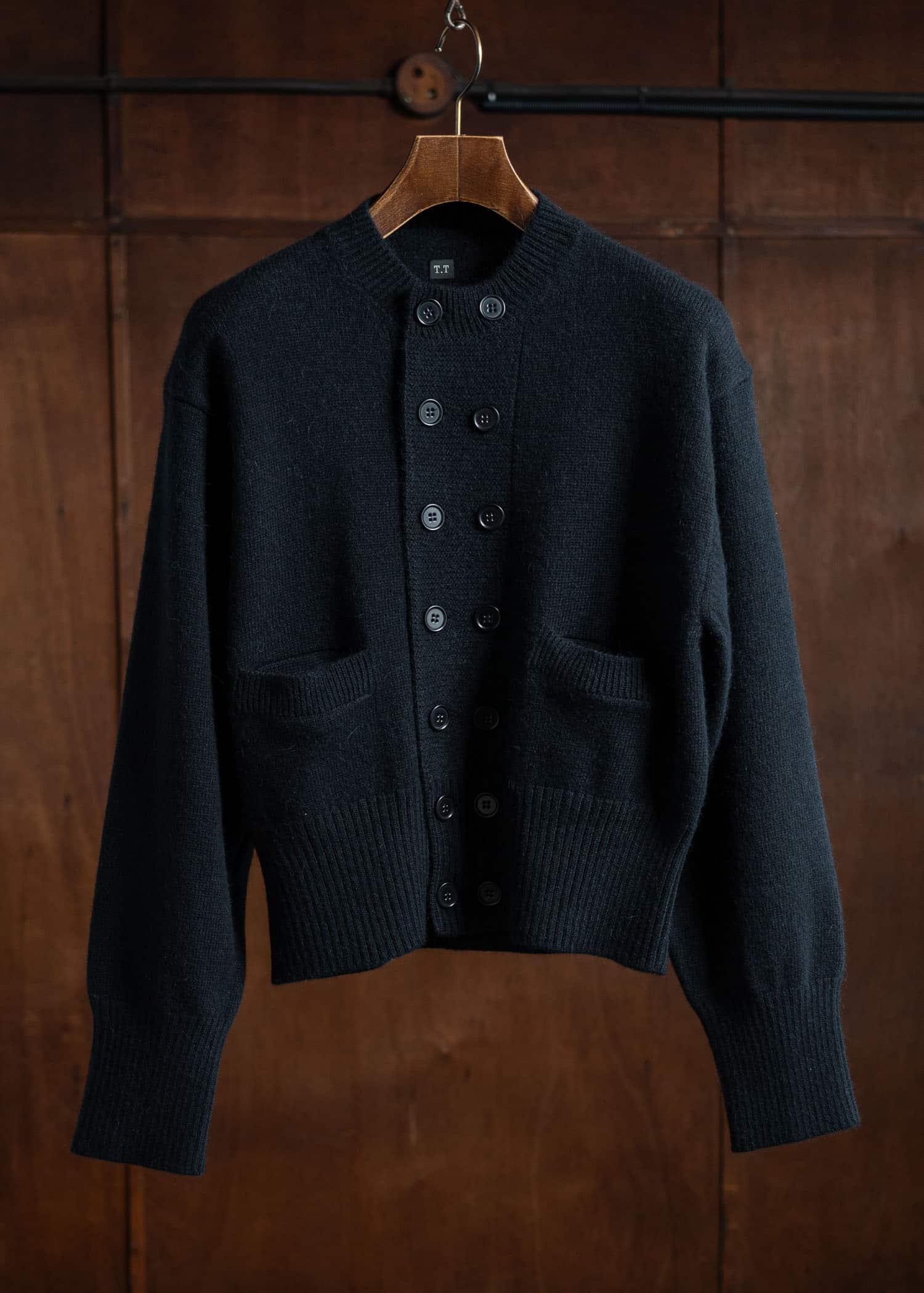 Taiga Takahashi Db Cardigan Black Lot.506 – VISION OF FASHION