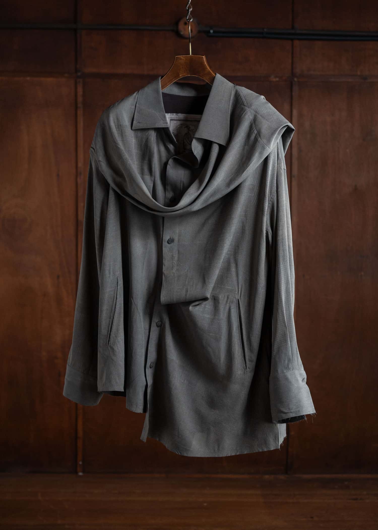 ZIGGY CHEN DECONSTRUCTED LONG SHIRT 0M2410727 – VISION OF FASHION