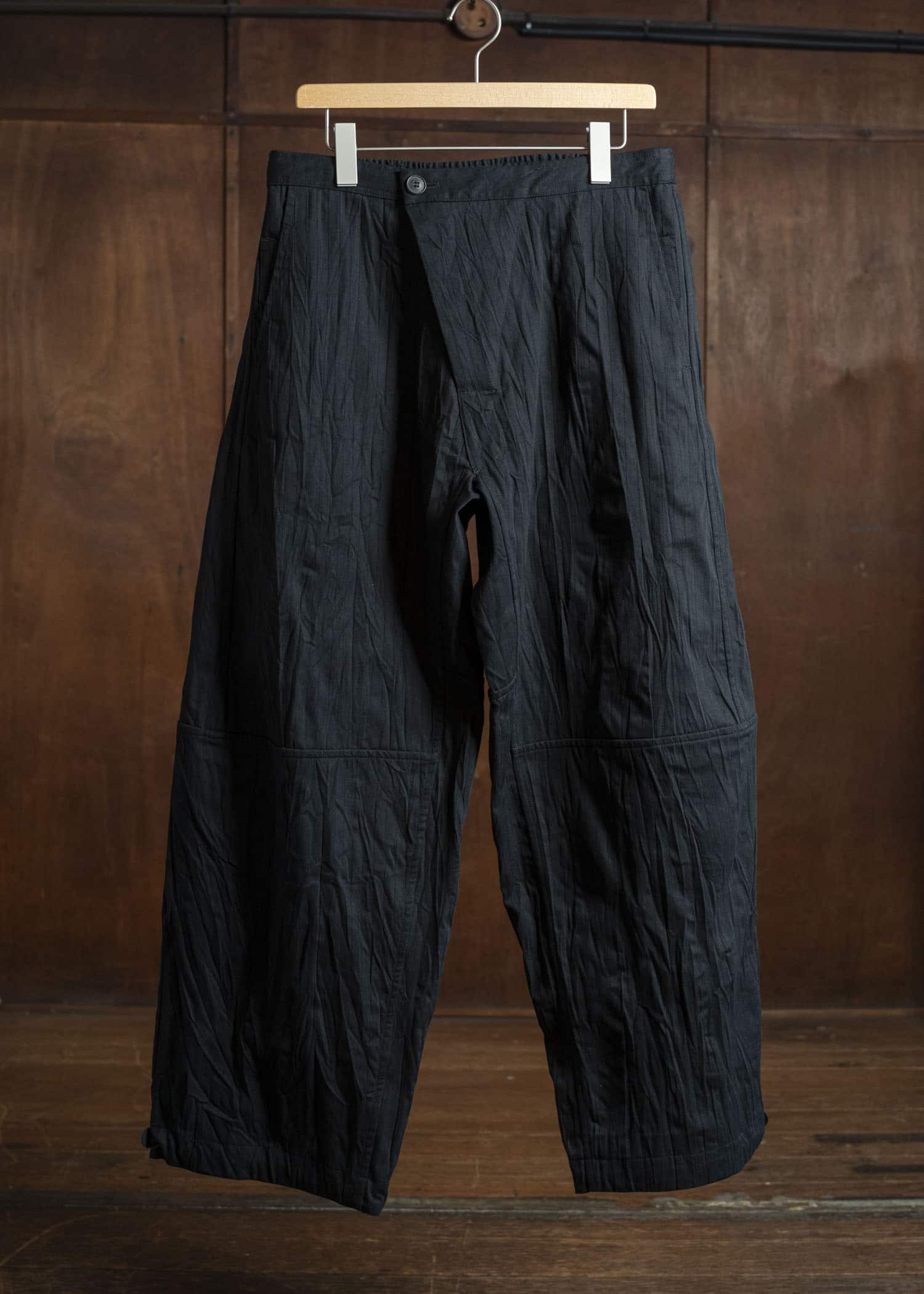 JAN-JAN VAN ESSCHE TROSERS #89 TROUSERS WITH ELAS-TIC Wrinkle