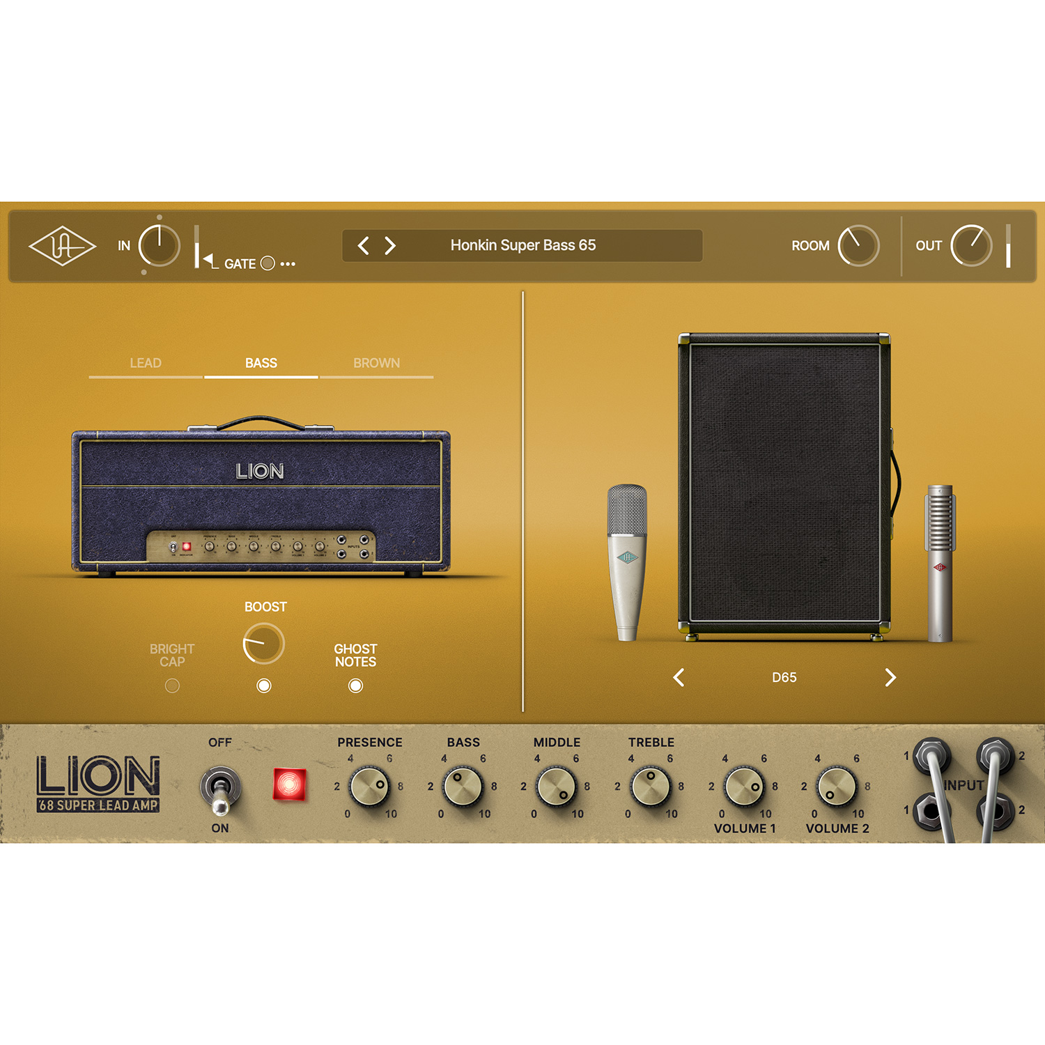Universal Audio UAD Lion '68 Super Lead Amp - Electronic Delivery