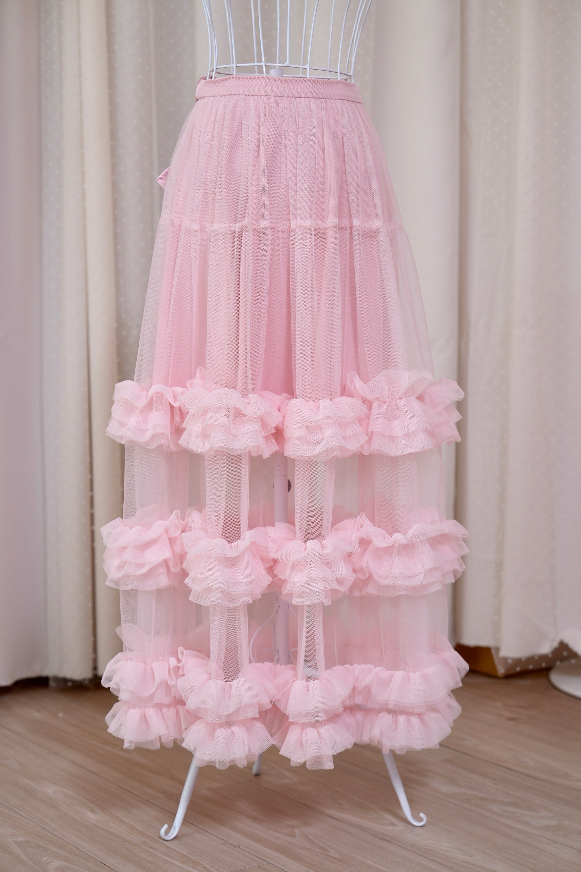 Rosy Twilight Long Tulle Skirt – Vina of the Valley