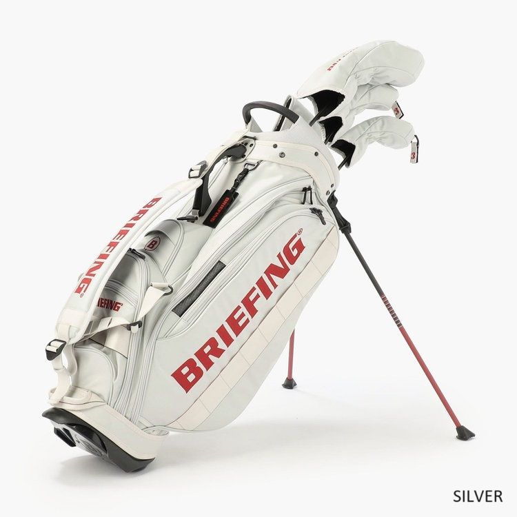BRIEFING GOLF - CR-10 #02 | キャディバッグ | シルバー | ユニ