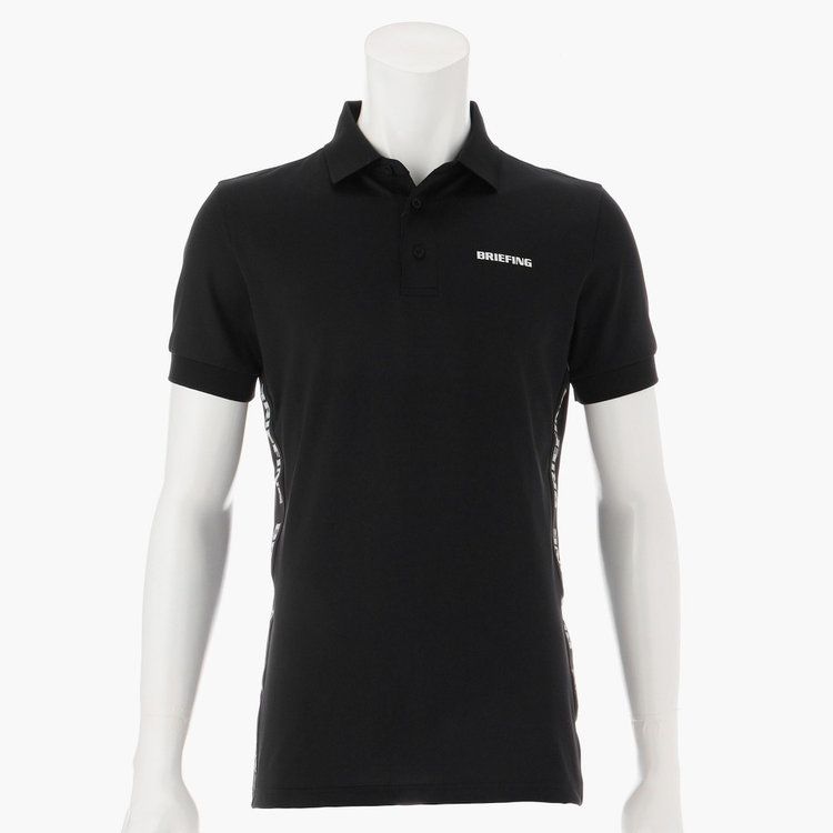 BRIEFING GOLF - MENS SIDE LOGO LINE POLO | ポロシャツ | ブラック