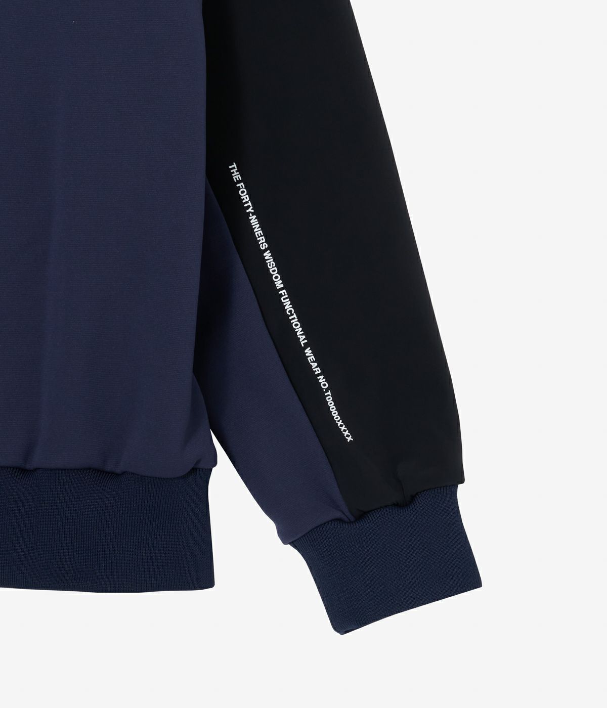 TFW49 長袖ポロセーター Mサイズ ネイビー