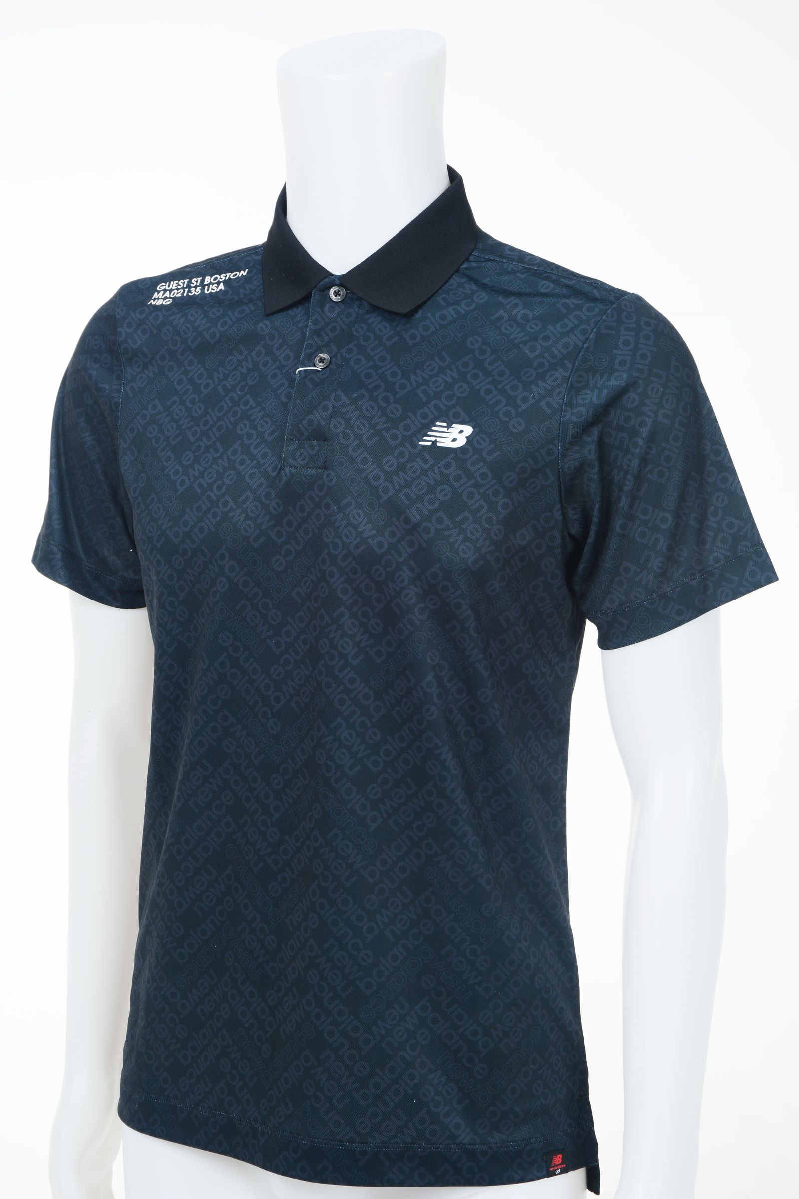 new balance golf - サブティルロゴデザイン ポロシャツ | ブラック