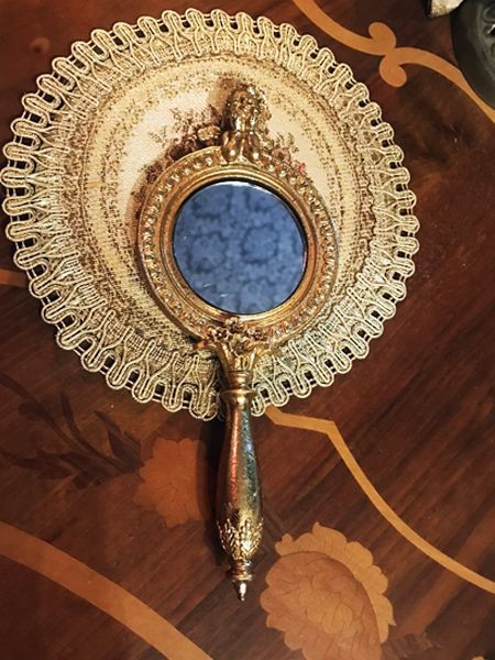 ゴールドエンジェル・ハンドミラー 手鏡 淑女雑貨Toe Cocotte