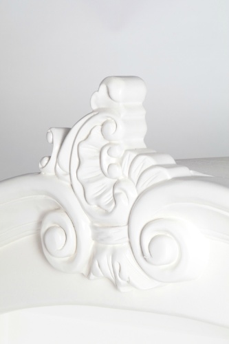 フレンチアンティーク ロココ調 キャビネット ホワイト VJC5079-18