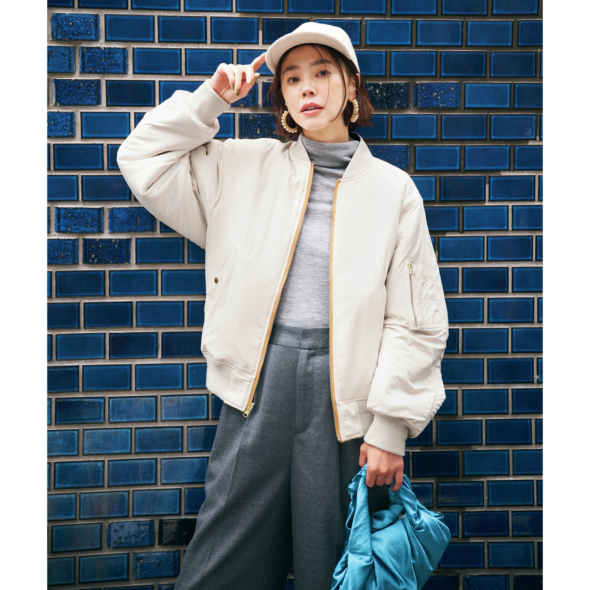 表裏で異なる表情を楽しめる2wayブルゾン※アーカイブ | LEEマルシェ