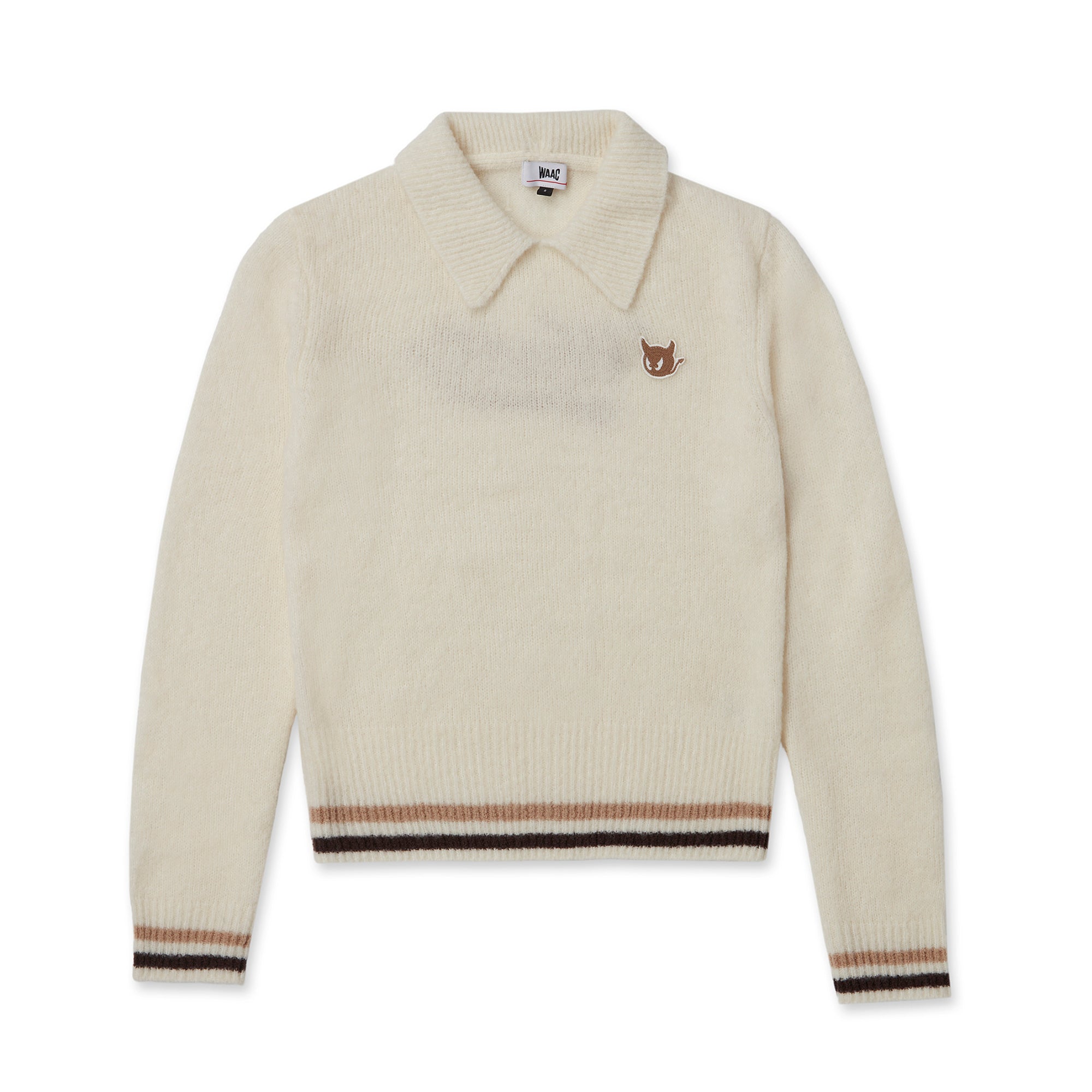 WAAC レディースカシミアニット WOMEN BEANIE WAACKY カシミヤセーター ブラウン