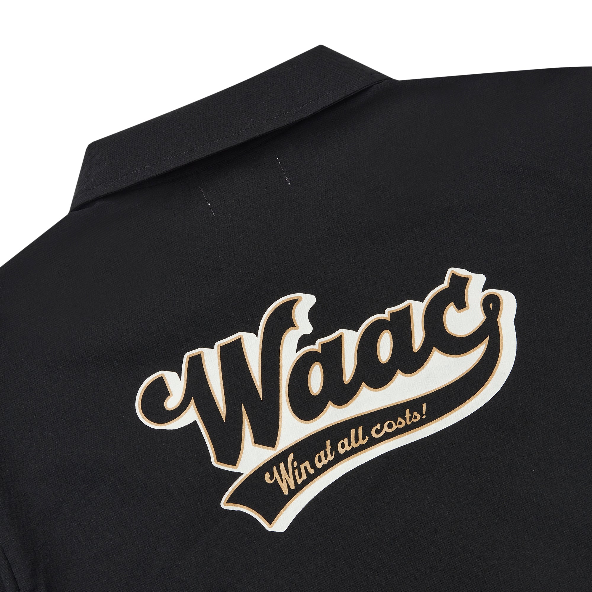 WOMEN ミニリップエアーポロシャツ ブラック