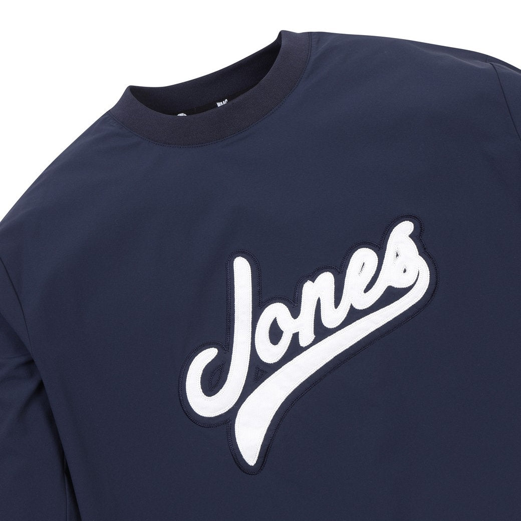 WAAC X JONES】MEN カーブロゴプルオーバー ネイビー