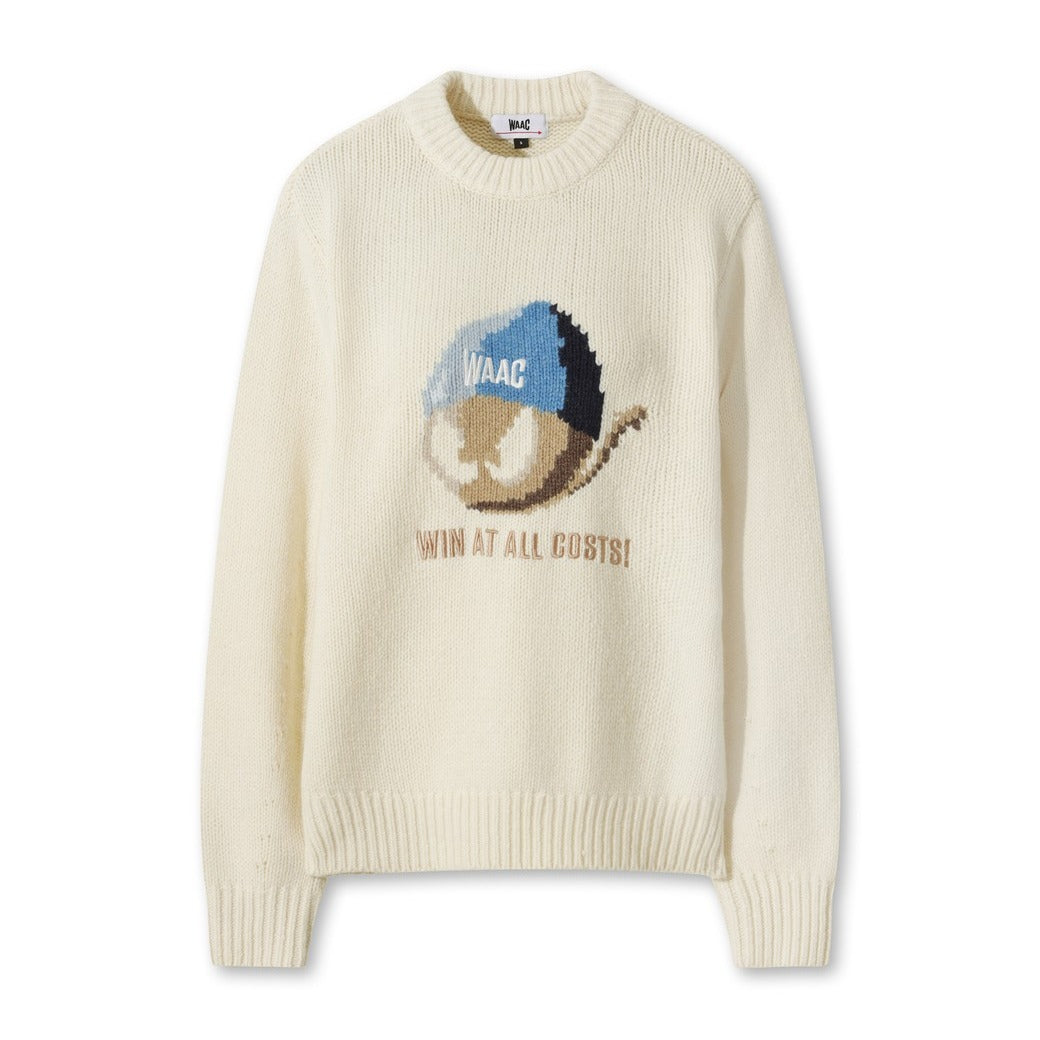 WAAC レディースカシミアニット WOMEN BEANIE WAACKY カシミヤセーター ブラウン