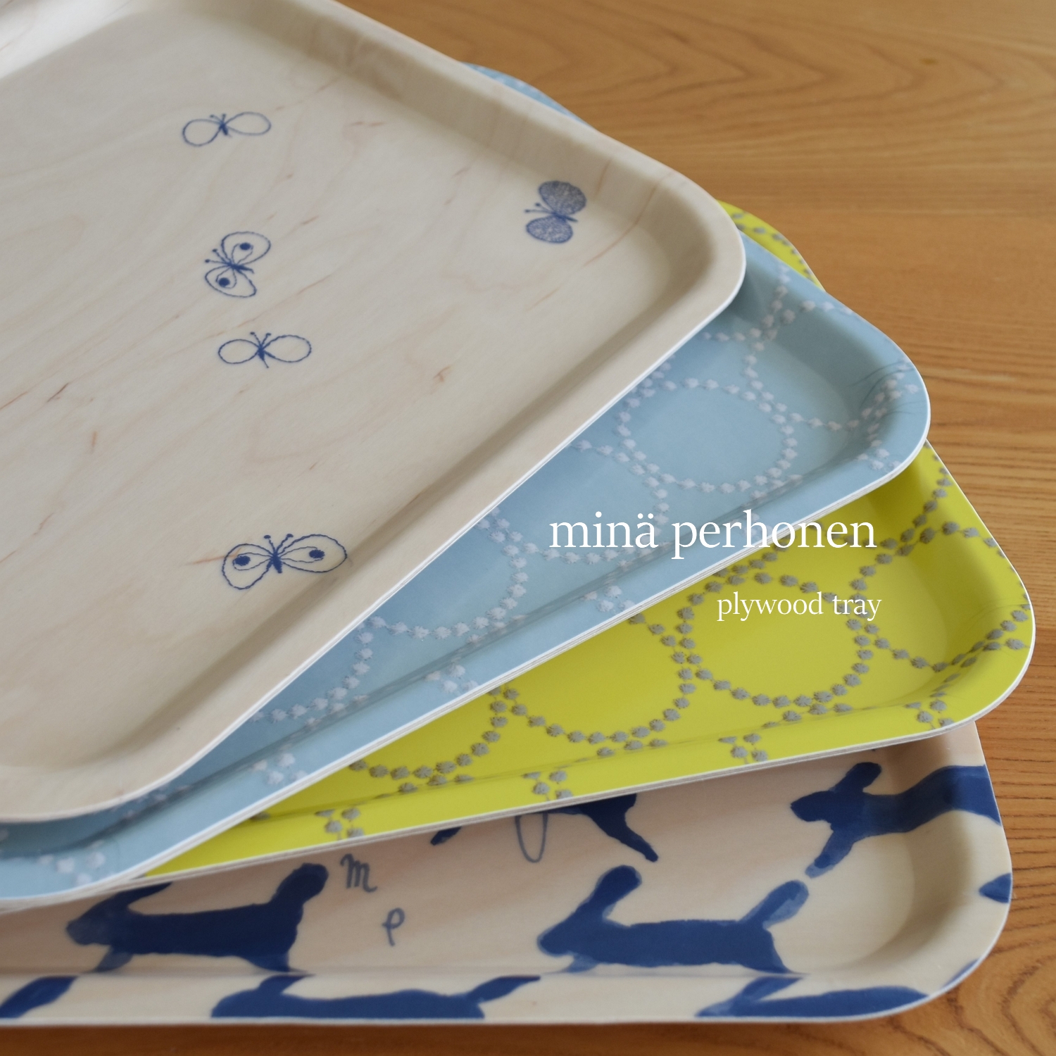 ミナペルホネン タンバリンプレート小 3色セット ミナペルホネン