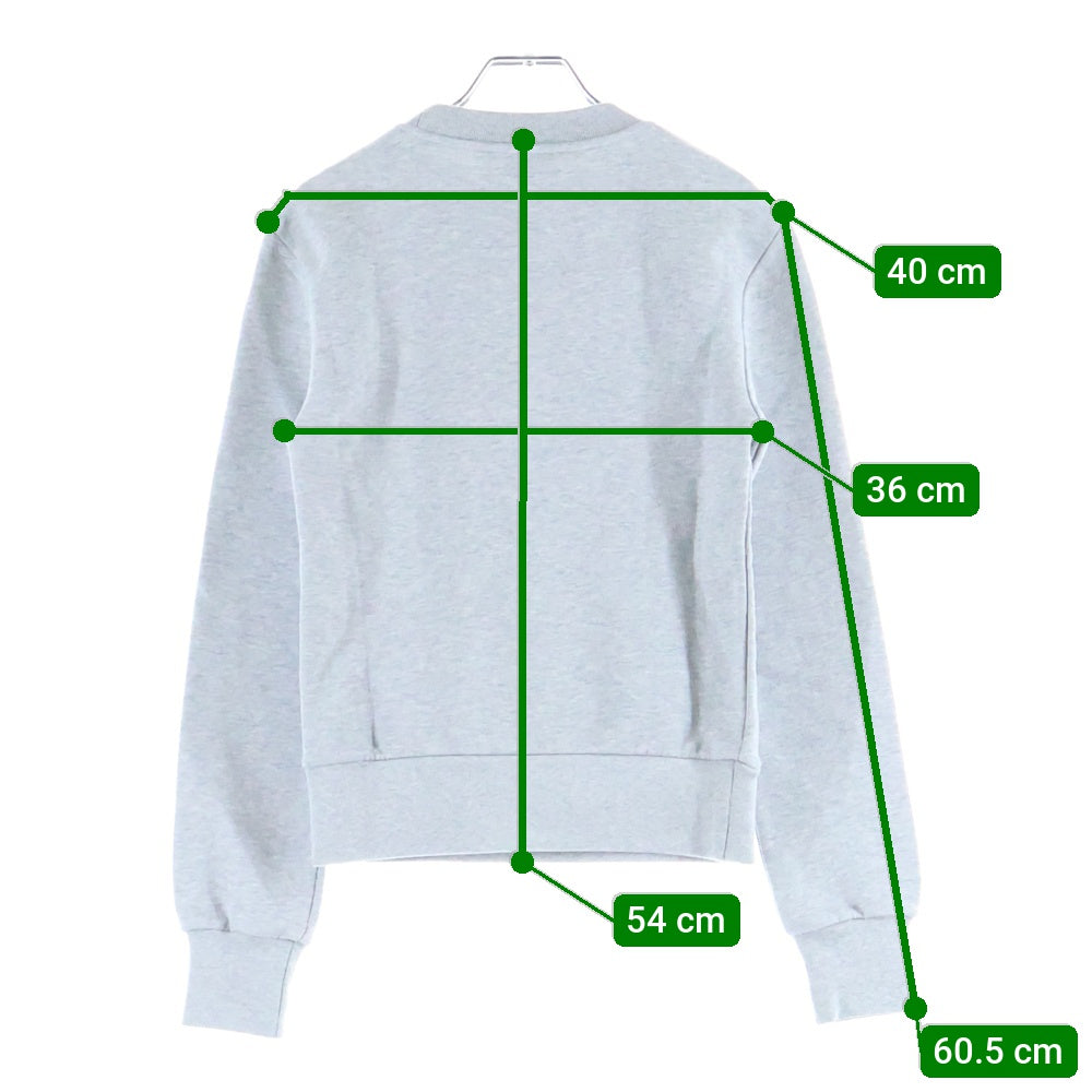 GUCCI(グッチ) ロゴ入りスウェットトレーナー グレー コットン 802787