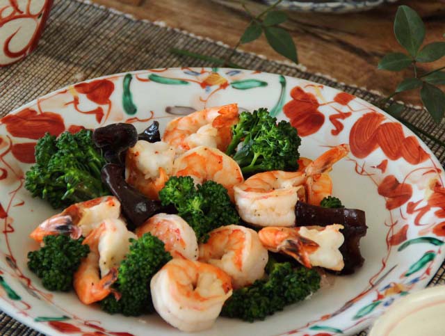 赤絵花舞リム大皿 - 【おとなの和食器屋 さんすい通販本店】