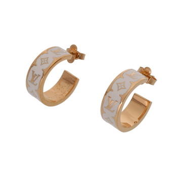 ルイ ヴィトン ピアス ナノグラム ゴールド/ブロン M01830 メタル