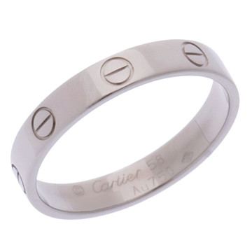 カルティエ ミニラブリング #58 シルバー K18ホワイトゴールド WG