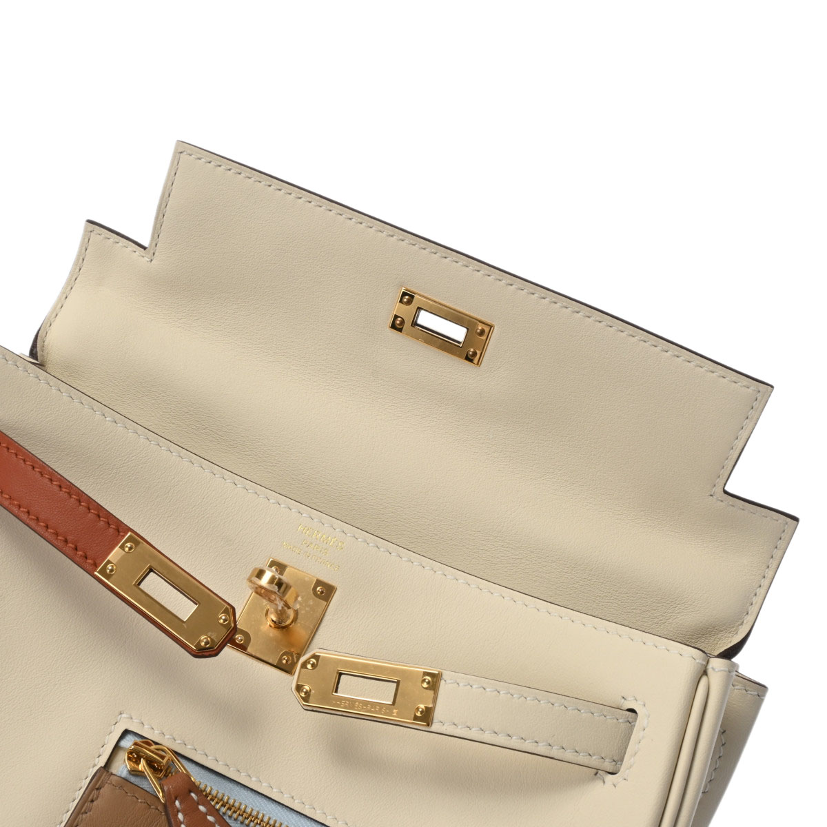 エルメス ケリー 25 内縫い カラーマティック 2WAY ナタ/キュイーブル