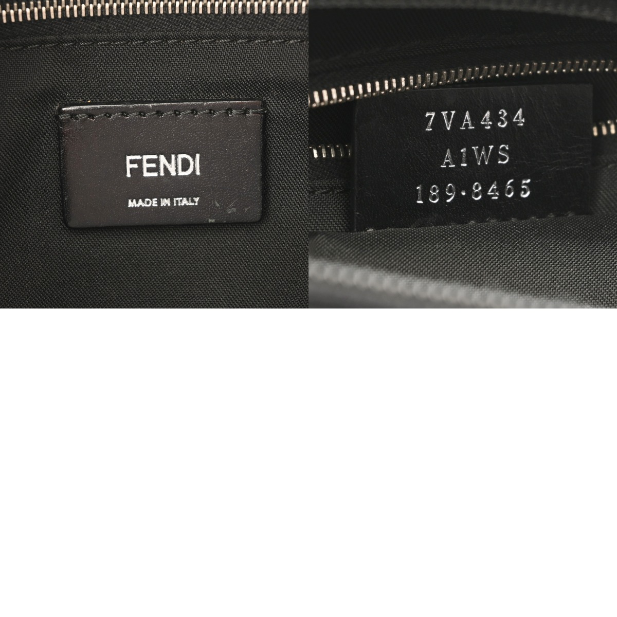 フェンディ ボディバッグ ブラック 7VA434 レザー メンズ バッグ 【bag