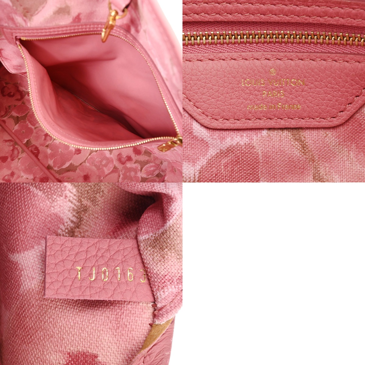 ルイ ヴィトン モノグラム ネヴァーフル GM イカットフラワー ローズ