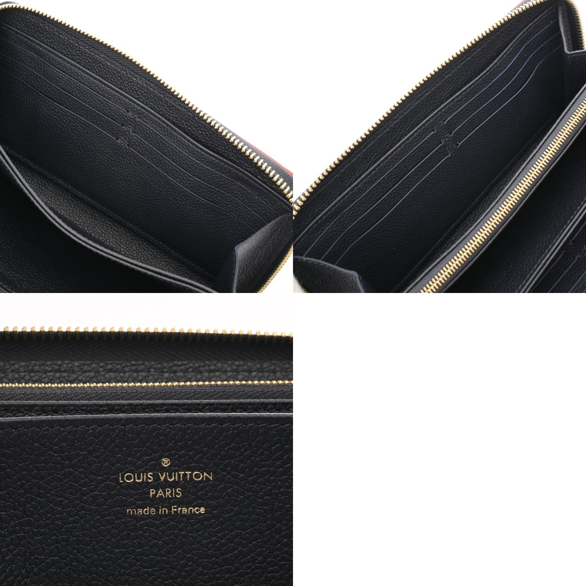 ルイ ヴィトン モノグラムアンプラント ジッピーウォレット マリーヌ