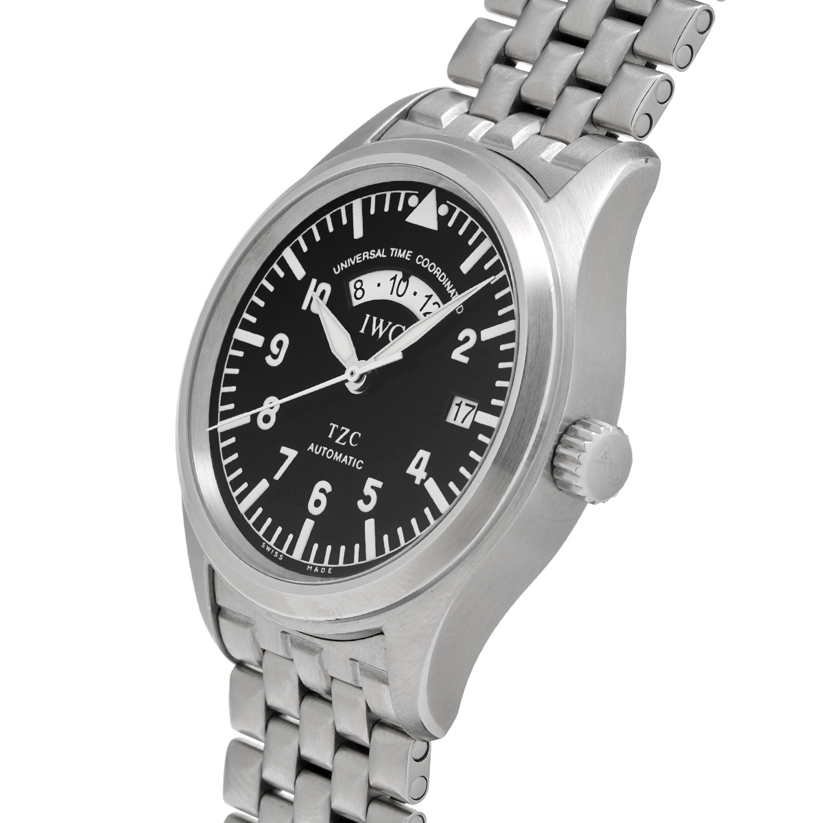 IWC パイロットウォッチ フリーガー UTC IW325102 ブラック メンズ