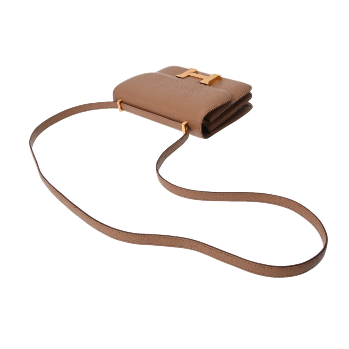 エルメス コンスタンス ミニ 18 ケブラーチョ/ゴールド金具 シェーブル