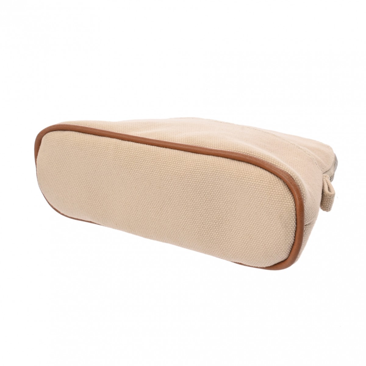 エルメス ボリード ポーチ ミニミニ ベージュ コットンキャンバス