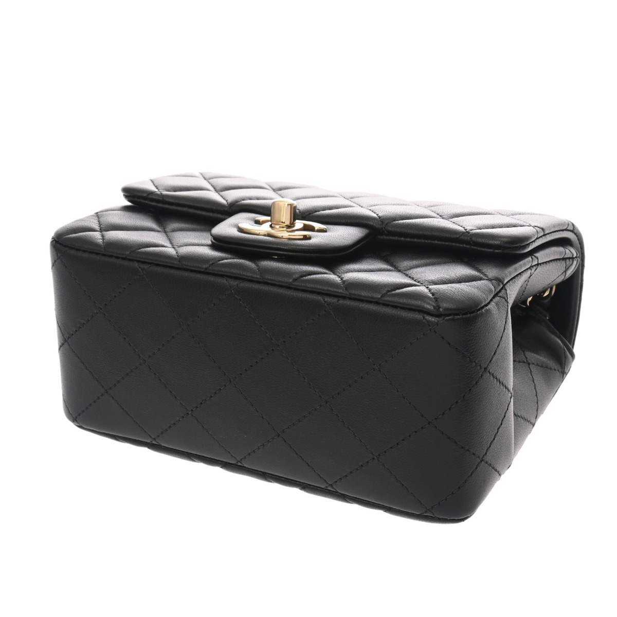 シャネル マトラッセ ミニ クラシック ハンドバッグ ブラック A35200