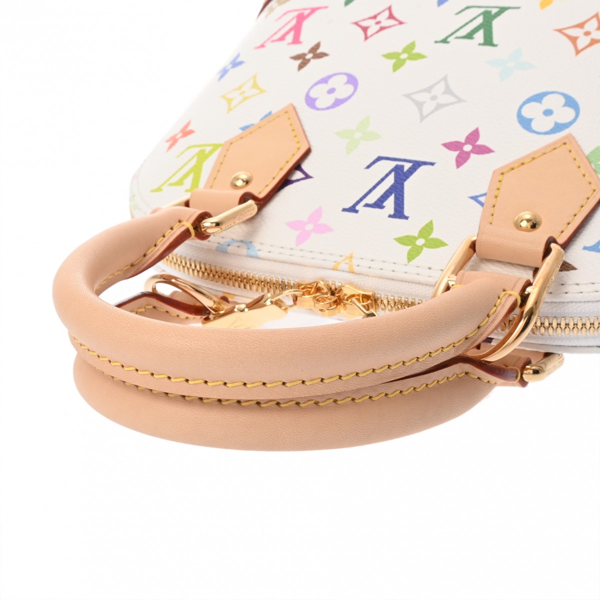 ルイ ヴィトン モノグラムマルチカラー アルマ BB ホワイト M13078