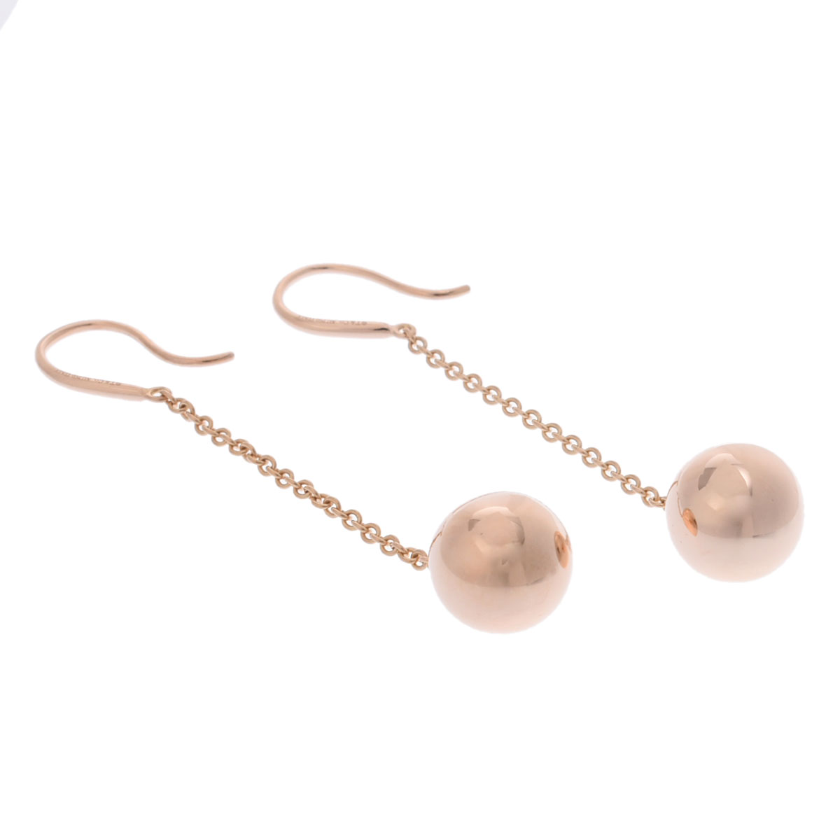 ティファニー ハードウェア ボール ピアス ゴールド K18ピンクゴールド