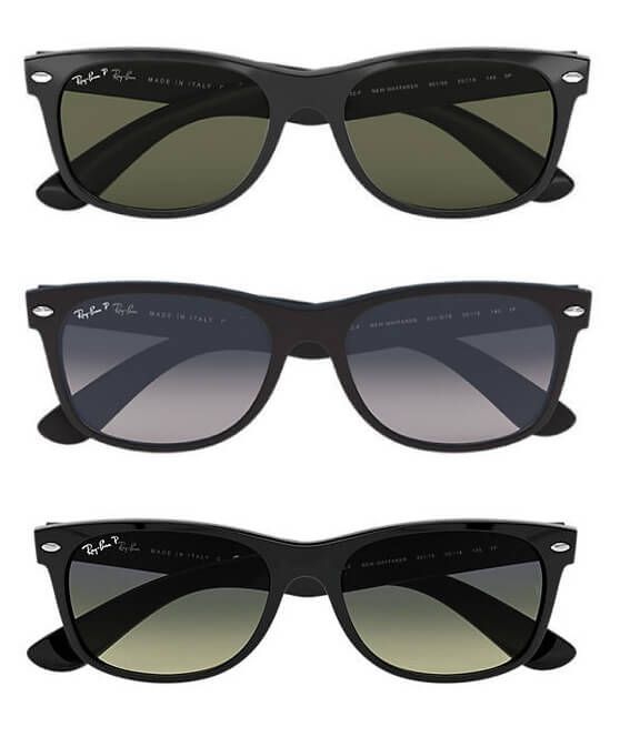 レイバンニューウェイファーラーRB2132Fの偏光レンズモデルはどんなの