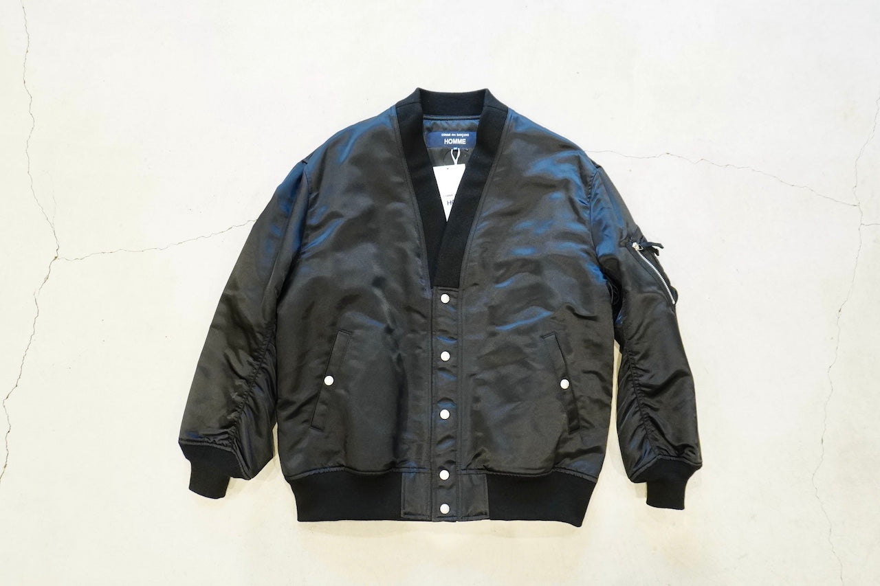COMME de GARCONS HOMME ノーカラージャケット サイズL COMME des GARCONS HOMME コットンラミーノーカラージャケット