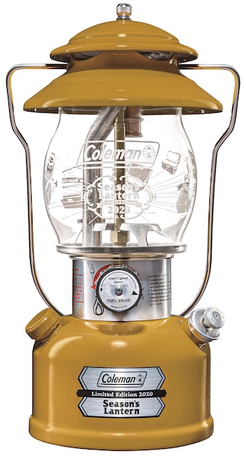 コールマンのシーズンズランタン最新作。2020年版はレトロなマスタード
