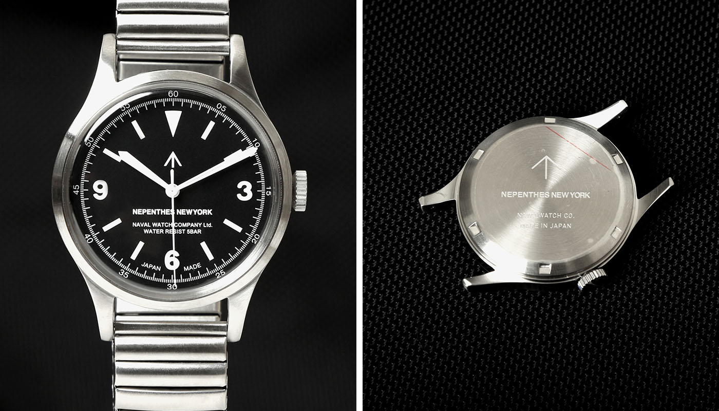 ネペンテスNYとナバルウォッチがタッグ！ ミリタリーウォッチを現代的