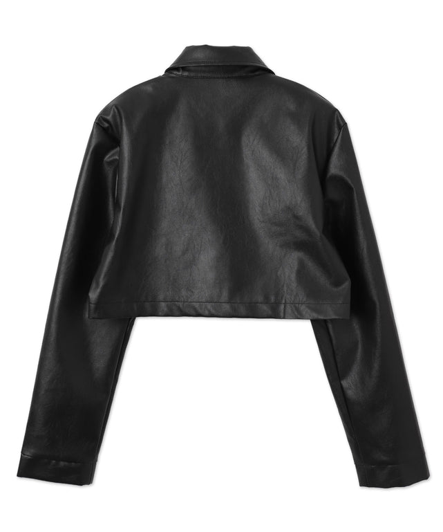 クロップドシングルライダースジャケット – WEGO ONLINE STORE