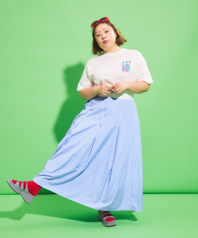 ダブルウェストストライプスカート – WEGO ONLINE STORE