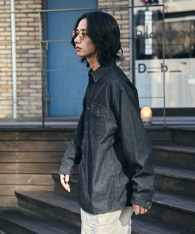 デニムシャツ（LS）【一部店舗限定】｜WEGO（ウィゴー） – WEGO ONLINE