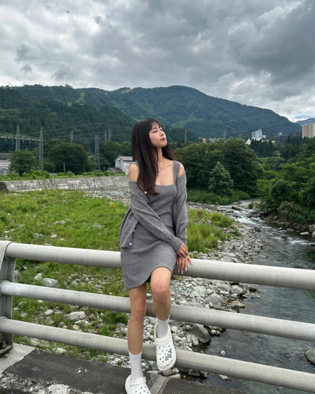 ニットワンピースカーディガンセット – WEGO ONLINE STORE