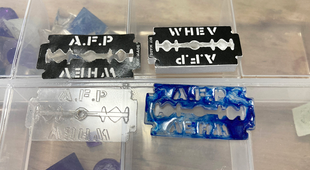 DIYクリスタル鋲開発記録[AFP x WHEV] - WHEV & OSAKA DAGGERS