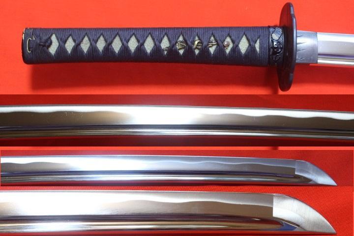 日本アンティックギャラリー 大小セット 居合刀 模造刀 黒柄 五郎入道