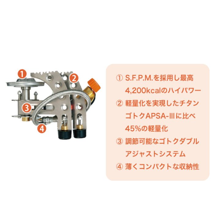 EPIgas Split Stove S-1026 戶外氣爐
