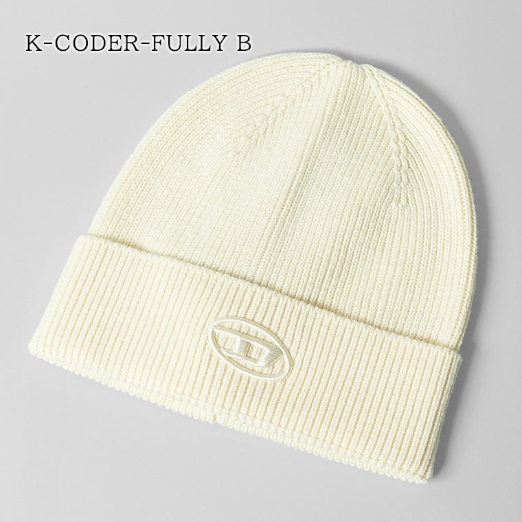 ディーゼル DIESEL メンズ レディース ニットキャップ クリーム